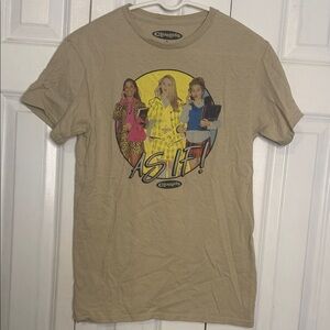 Clueless Beige Graphic Tee - Short Sleeve